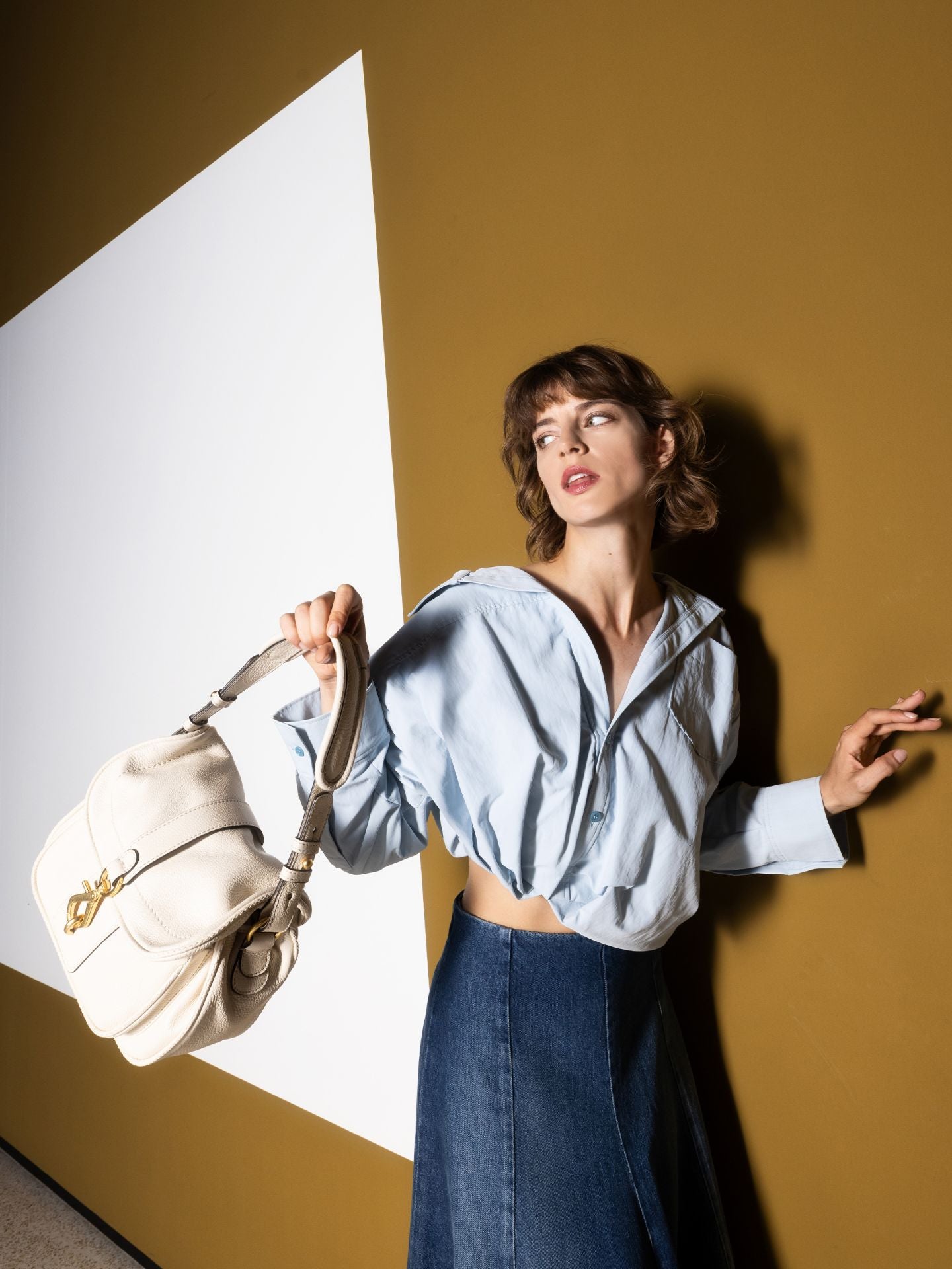 Shoulder bag STAR SADDLE Leather Dalia Medium